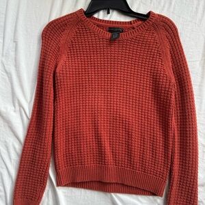 Brick Waffle Knit Sweater